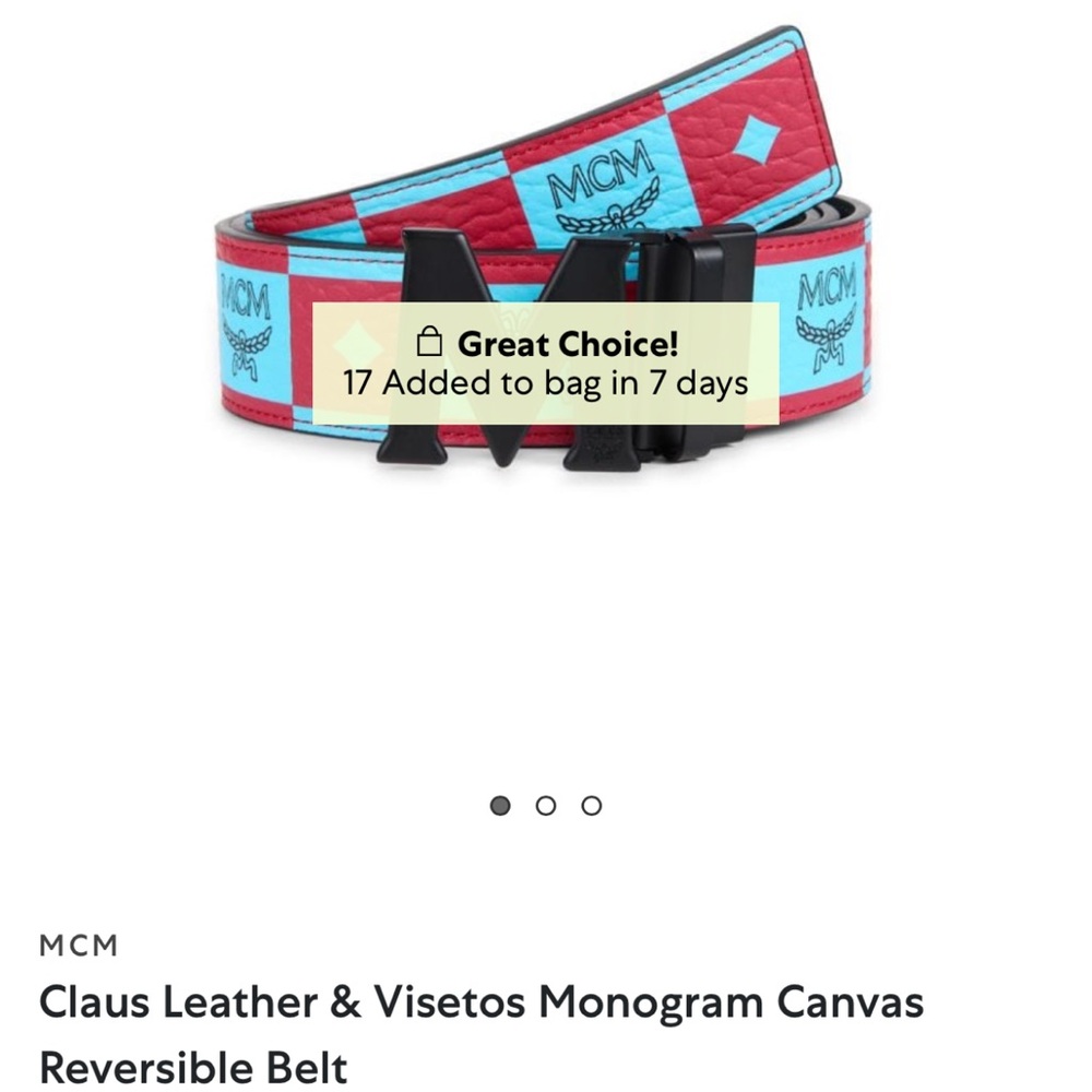 MCM Red and Blue Belt - Picture 3 of 6